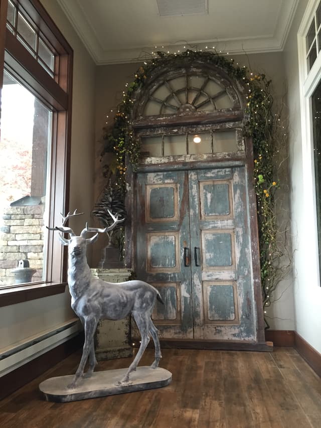 Antique Door Holiday Display