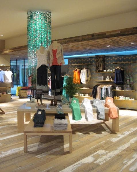 Faux Sea Glass Chandelier Installation