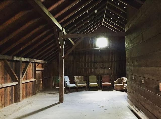 Clark Manor Barn Interior