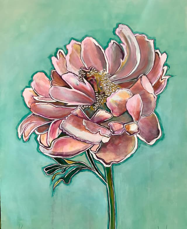 Peony Painting