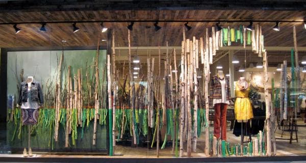 Bamboo Art Installation Display