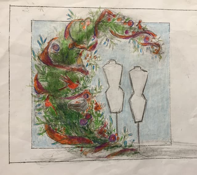 Holiday Window Display Design