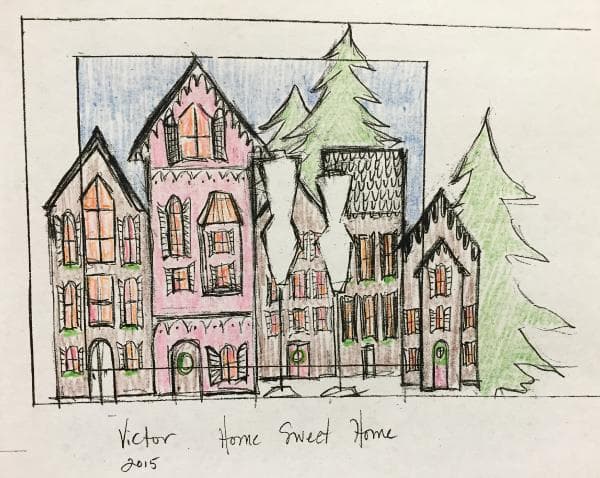 Victor Home Sweet Home Sketch